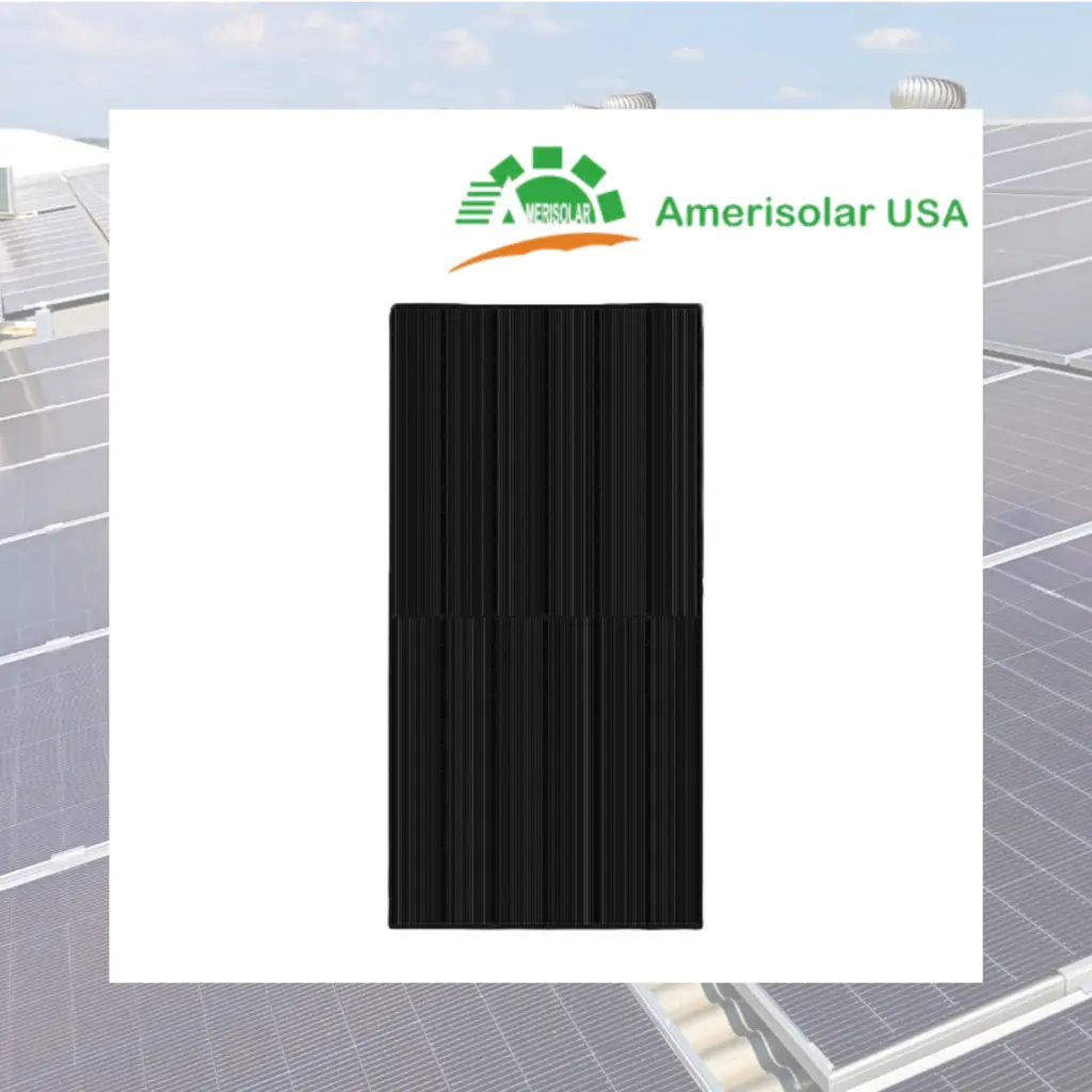 Panel Solar Amerisolar AS-7M144N-HC Black 580W Monocristalino N-Type TOPCon Full Black