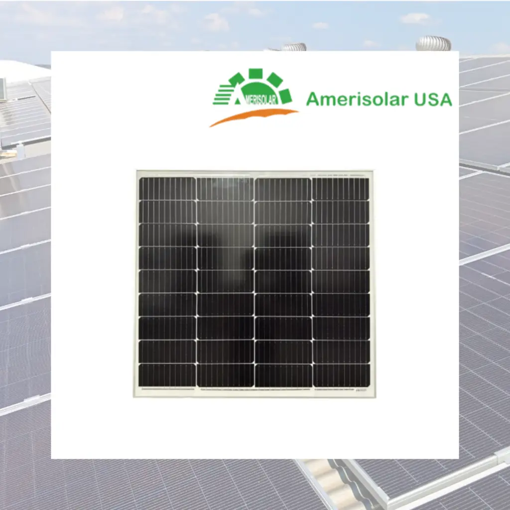 Panel Solar Amerisolar AS-7M28-100W 100W Monocristalino 12V