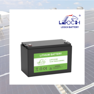 Batería Litio LiFePO4 Leoch Monobloque 12V 100Ah con Bluetooth y BMS Integrado – IP65