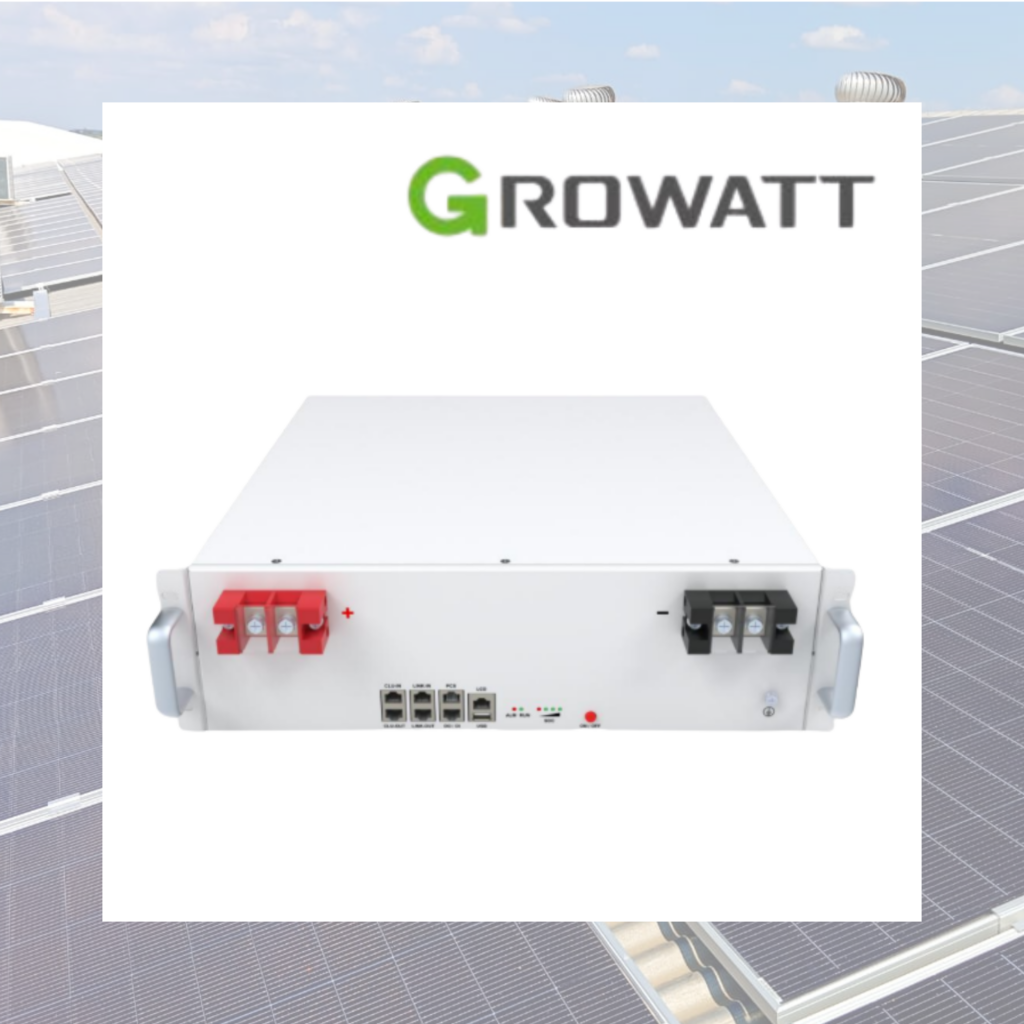 Batería Growatt HOPE 5.0L-B1 5.12kWh 51.2V LiFePO4 para Sistemas Solares Híbridos