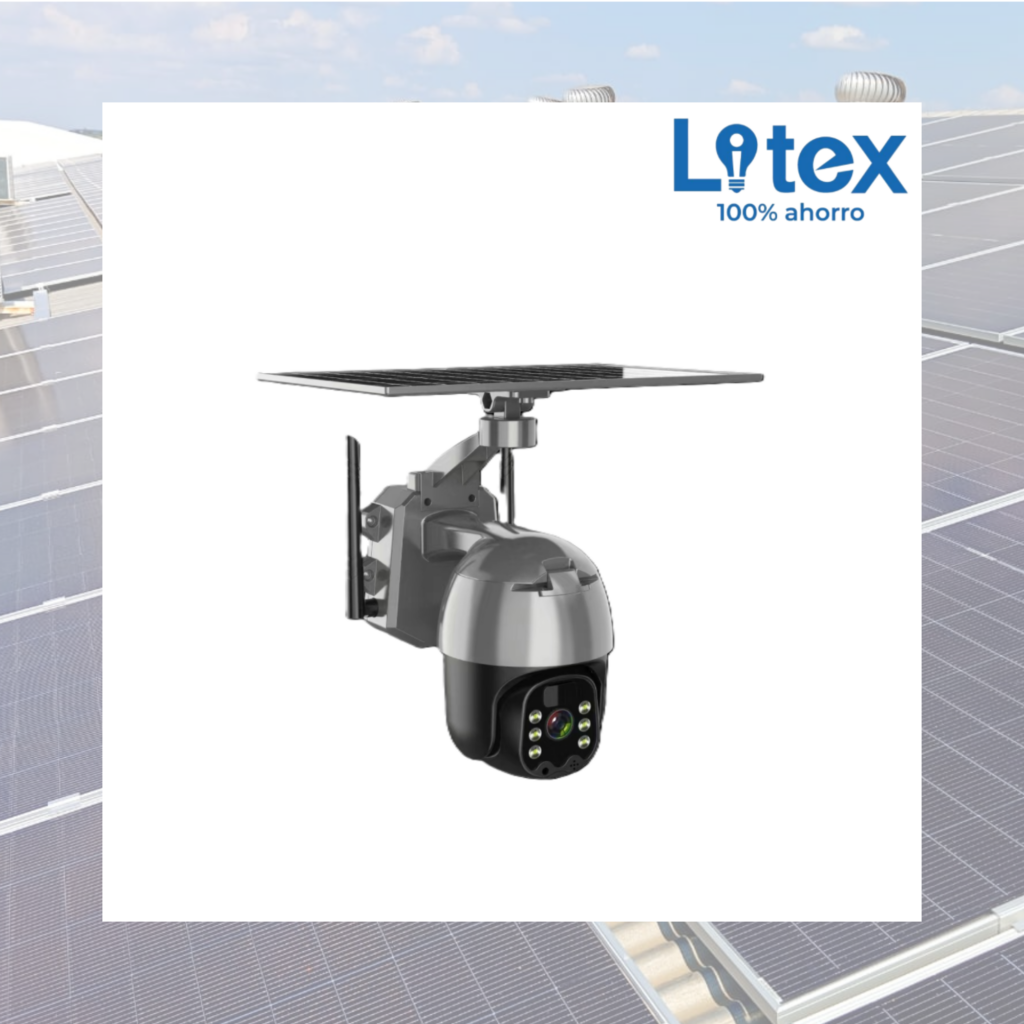 Cámara de Seguridad Solar Litex LX027 4G PTZ IP67 con Visión Nocturna