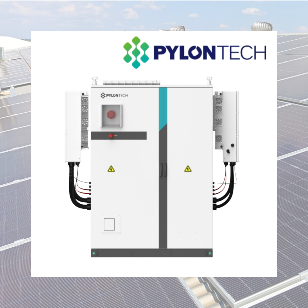 Sistema BESS Pylontech Optim US-A100-HY 104kWh 100kW LiFePO4 Industrial y Comercial