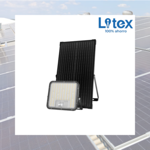 Reflector LED Solar Litex LX910 80W con Sensor de Movimiento