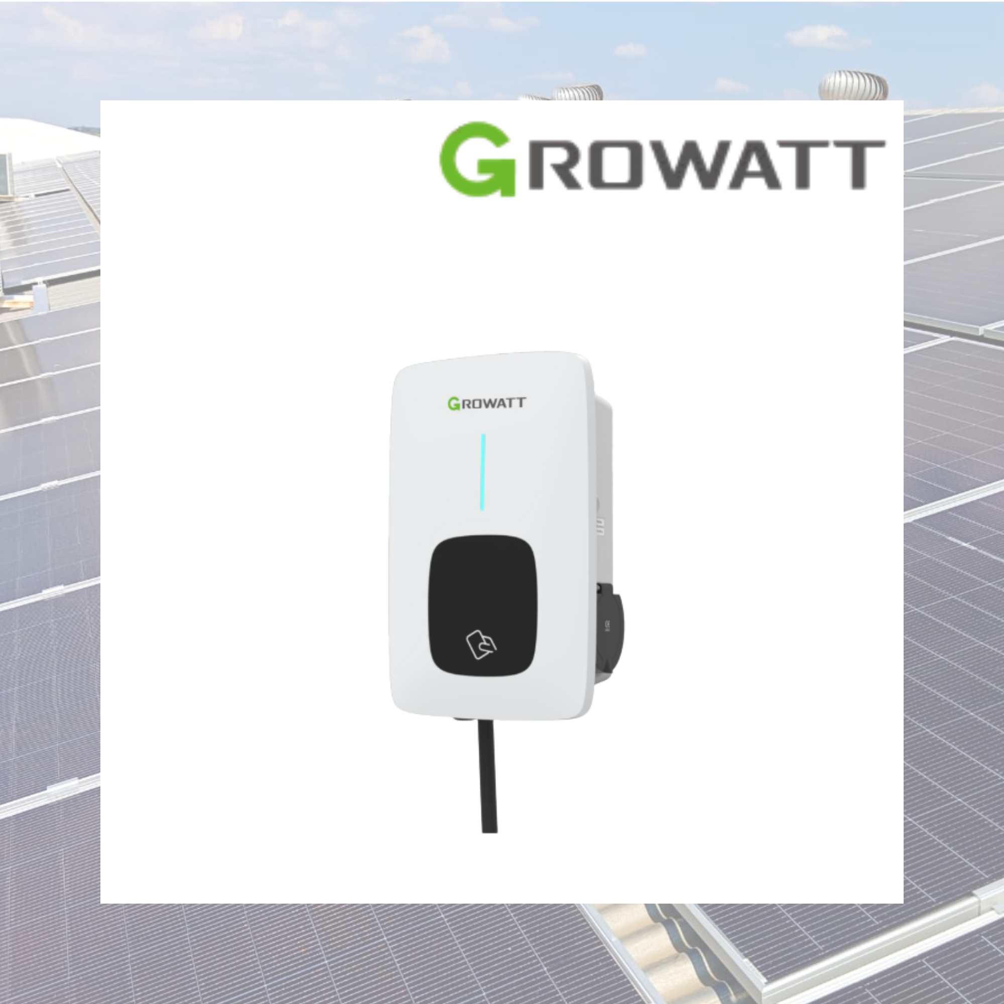 Cargador para Vehículos Eléctricos Growatt THOR 07AS-P 7kW Monofásico