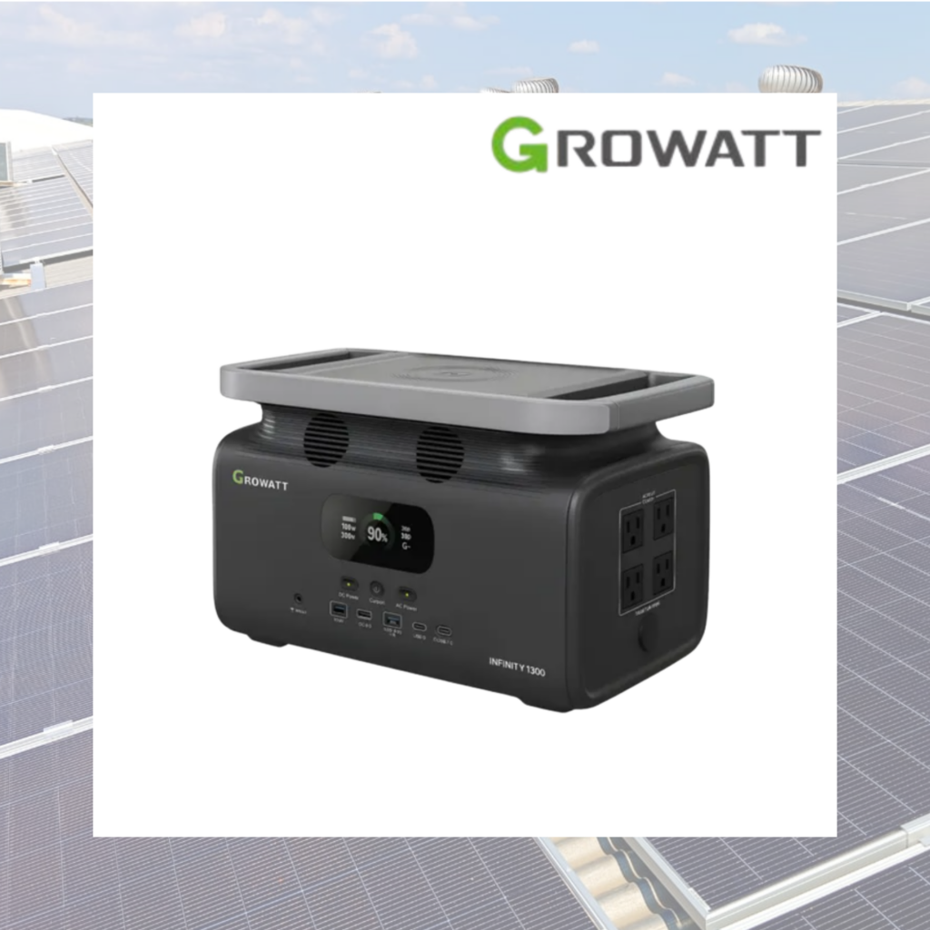 Estación de Energía Portátil Growatt Infinity 1300 Pro 1382Wh 1800W LiFePO4