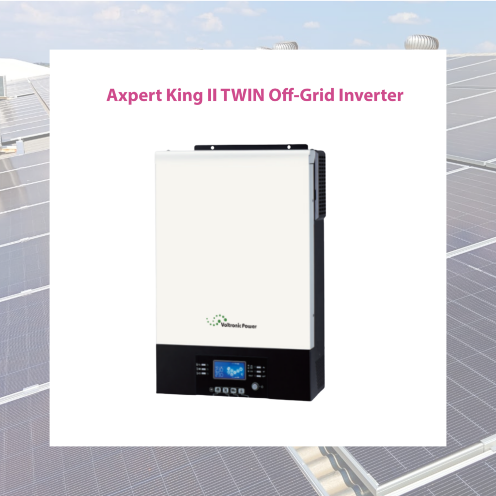 Inversor Off-Grid Voltronic Axpert King II TWIN 6KVA 6000W 48V MPPT 120A WiFi