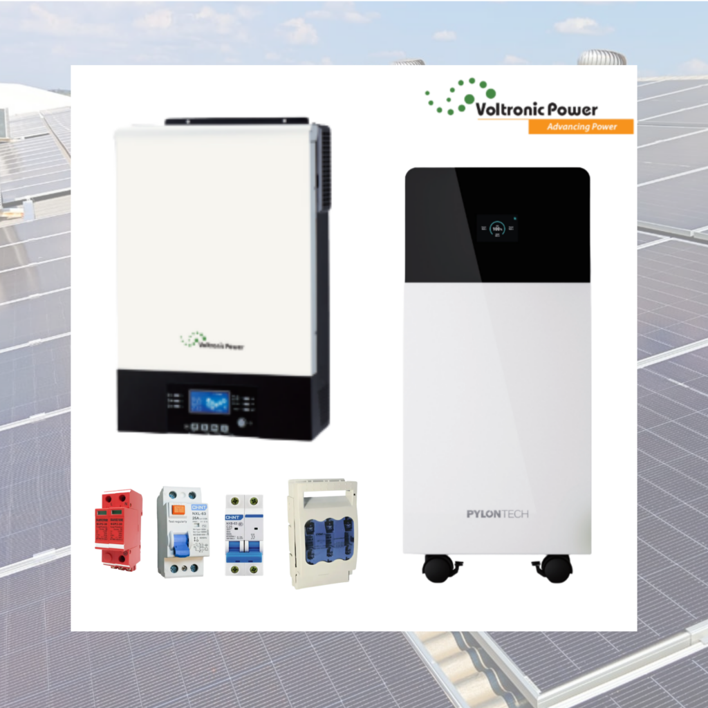Kit UPS Online 6 kW + Batería de Litio Pylontech Fidus Plus 16 kWh
