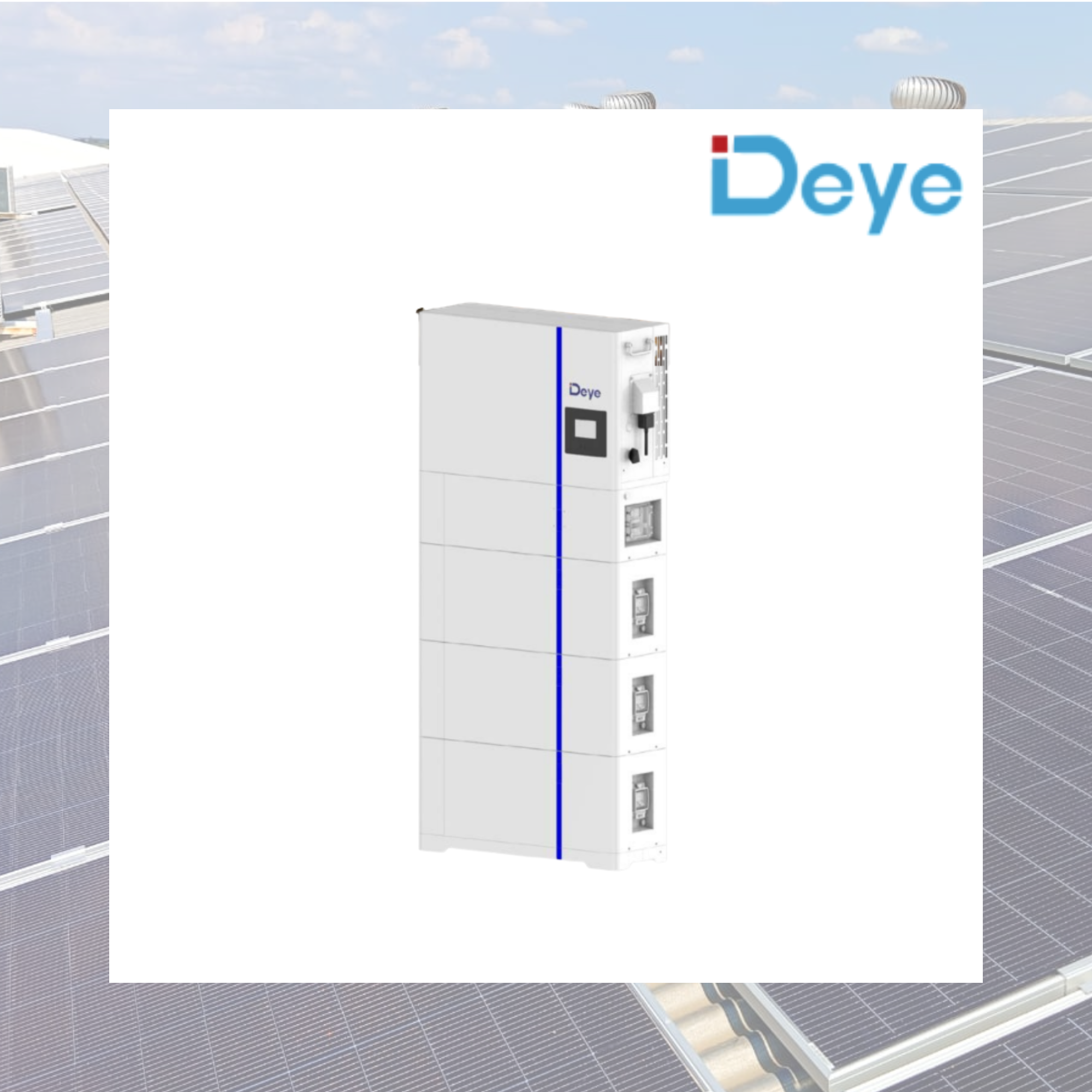 Sistema All-in-One Deye | Inversor Híbrido Trifásico 10 kW + 10,24 kWh LiFePO4