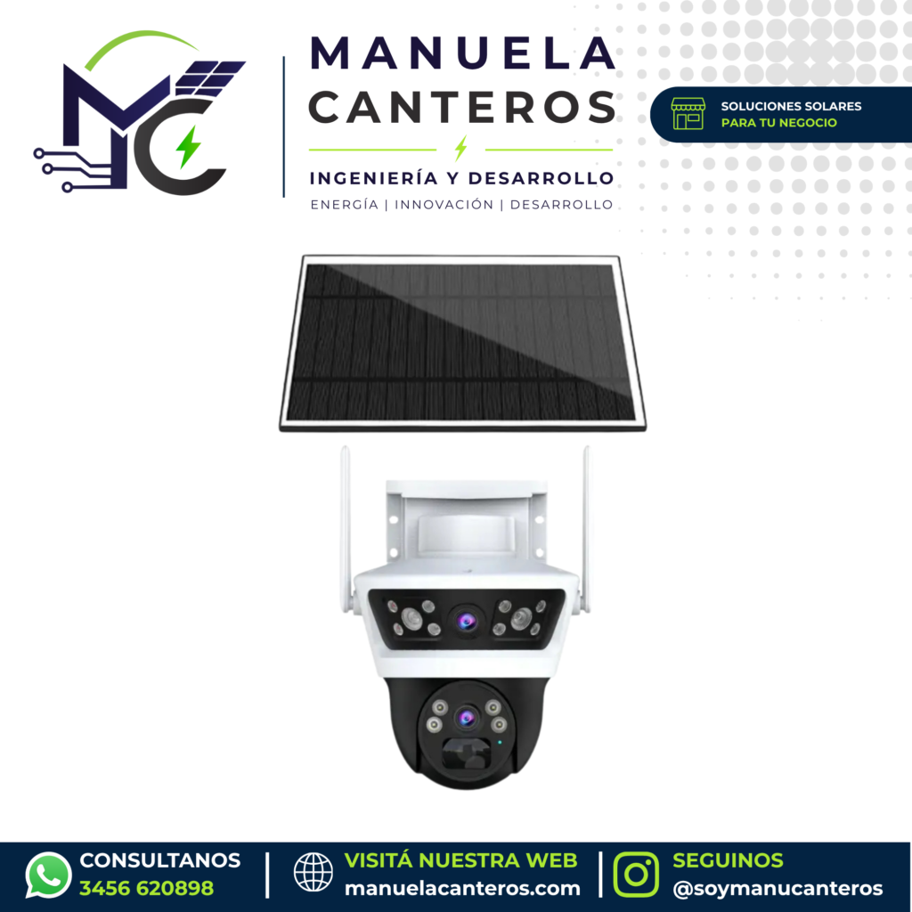 CÁMARA DE SEGURIDAD SOLAR 4G LITEX LX027 – DOBLE CÁMARA 2MP + 2MP – LÍNEA 2026